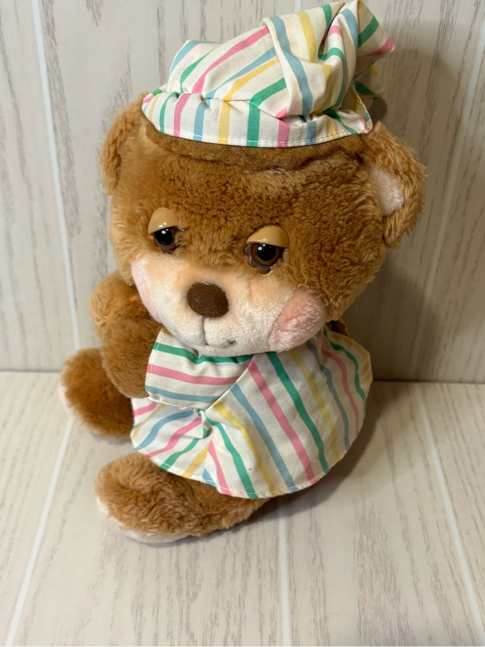 Fisher Price Teddy Beddy Bear Plush Stuffed Toy Quaker Oats Morgan 10 Inch 1985